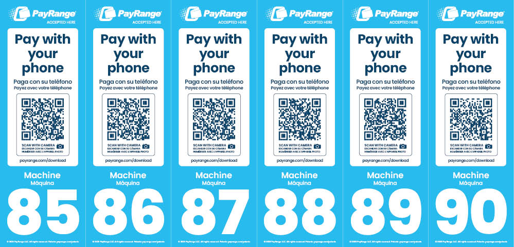 Number Decal Sheet 85-90