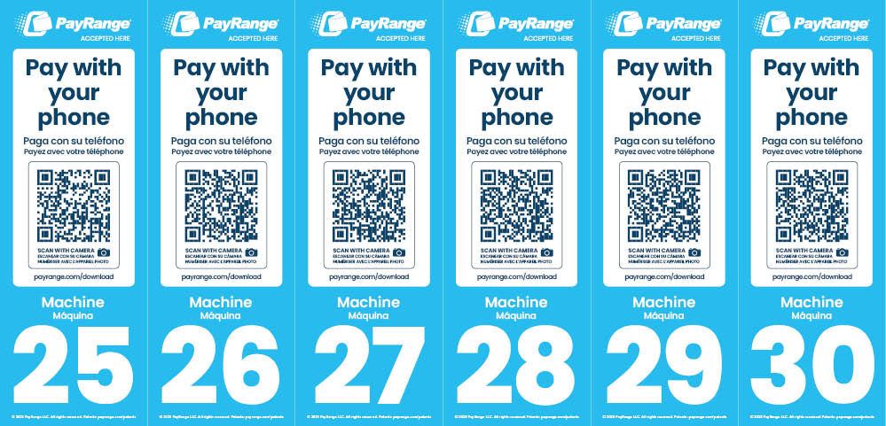 Number Decal Sheet 25-30