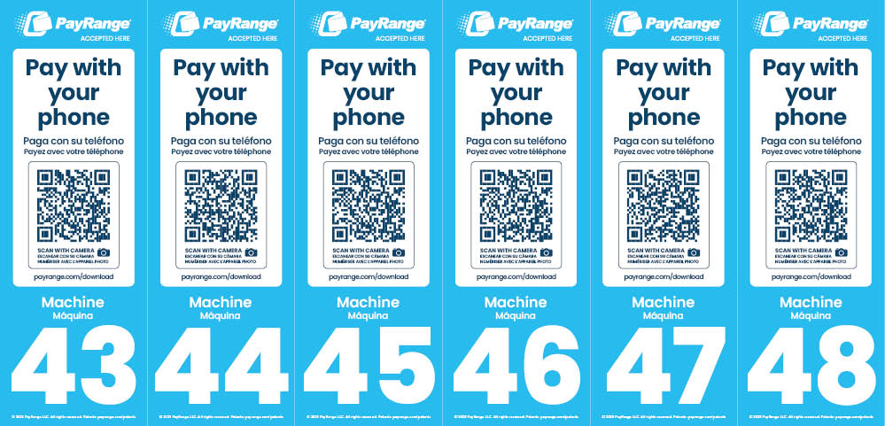 Number Decal Sheet 43-48