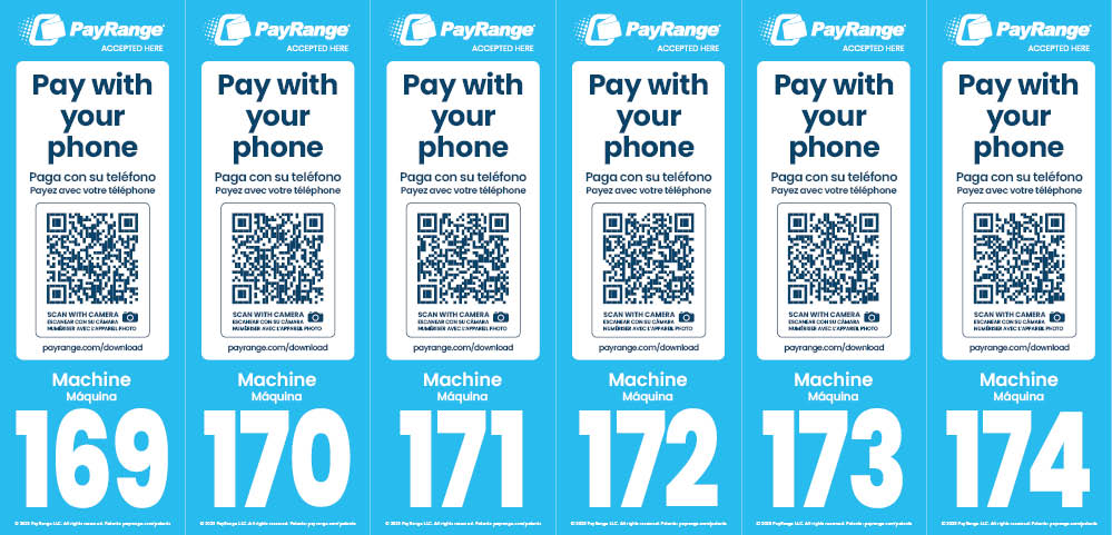 Number Decal Sheet 169-174