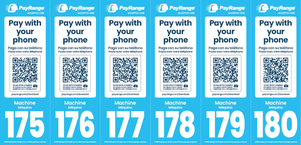 Number Decal Sheet 175-180