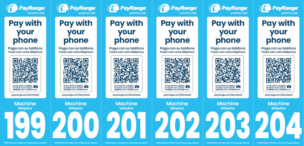 Number Decal Sheet 199-204