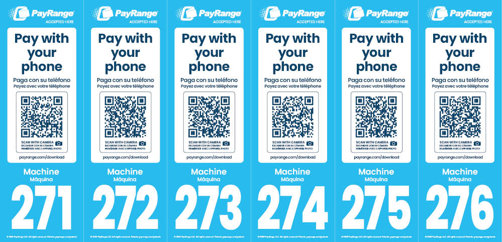 Number Decal 271-276