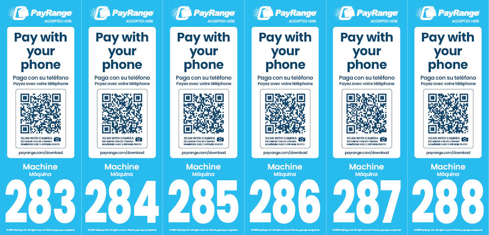 Number Decal 283-288