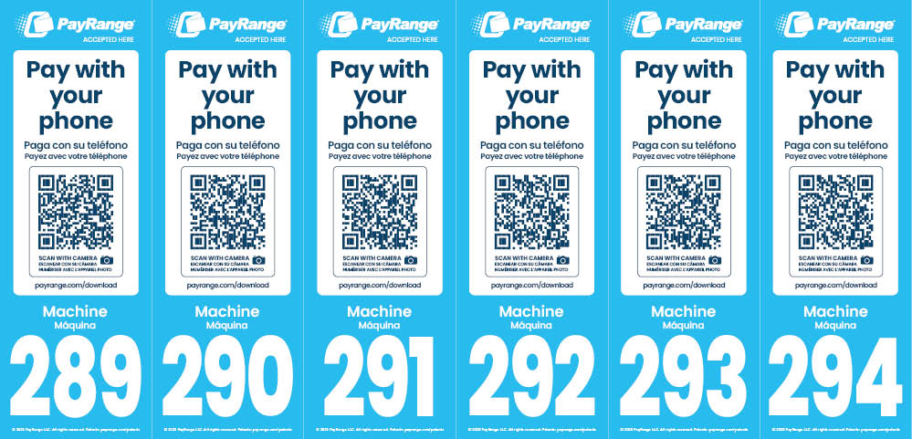 Number Decal 289-294