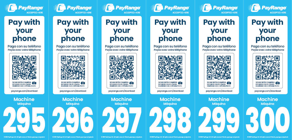 Number Decal 295-300