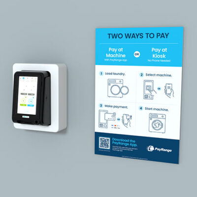 Shop PayRange for mobile payment solutions for laundry machines.